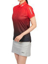 Golf Tour Tech Print Polo GWJT08086 G136 Women's Tour Tech Print Polo - J.LINDEBERG - BALAAN 6