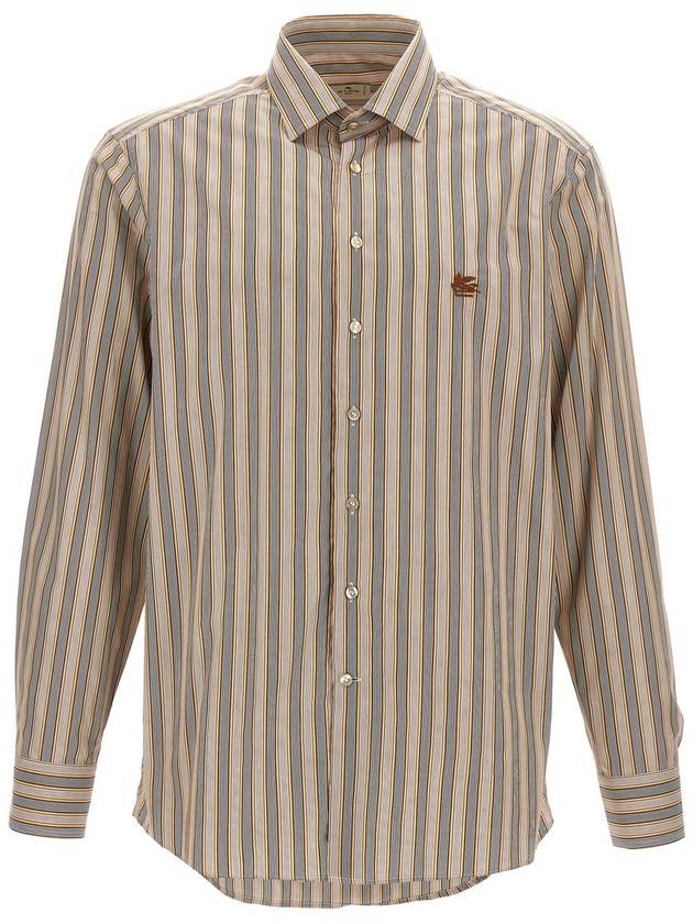 Etro Logo Embroidery Shirt - ETRO - BALAAN 1