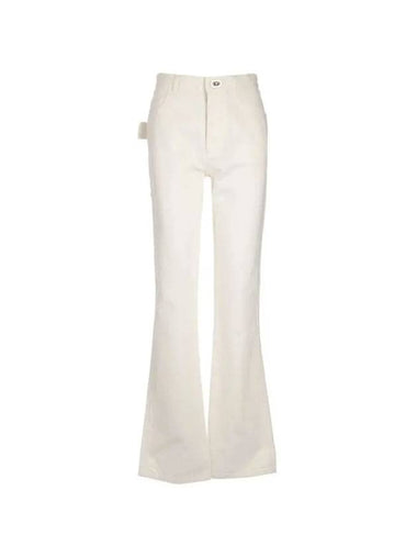 Bootcut Denim Jeans White - BOTTEGA VENETA - BALAAN 1