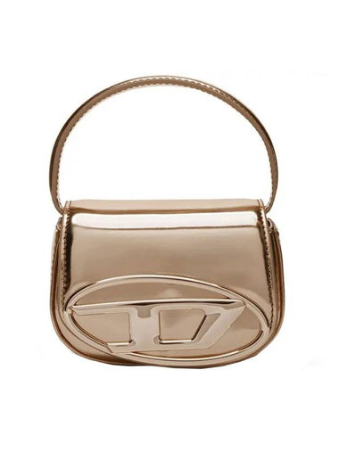 1DR Compact Mirrored Leather Shoulder Bag Bronze - DIESEL - BALAAN 1