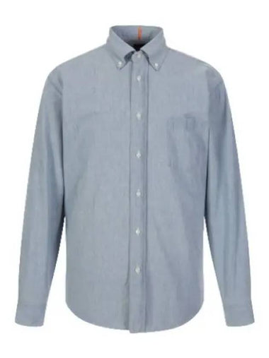 Boss button down denim shirt regular fit - HUGO BOSS - BALAAN 1