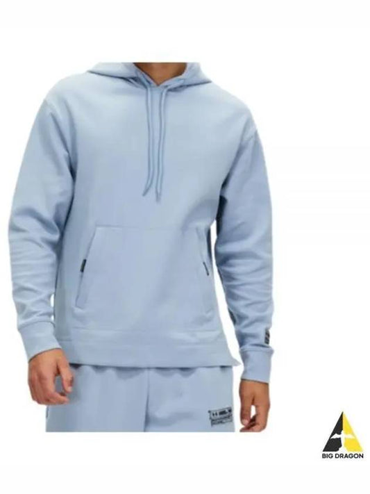 Summit Knit Hoodie Blue - UNDER ARMOUR - BALAAN 2