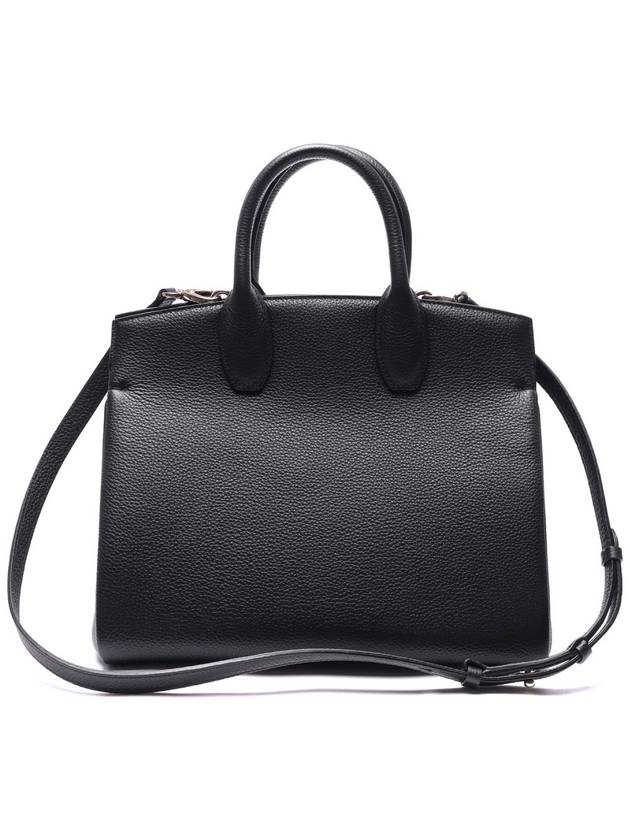 Studio Small Tote Bag Black - SALVATORE FERRAGAMO - BALAAN 5