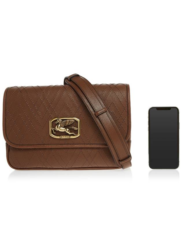 Pegasus Chevron Shoulder Bag Brown - ETRO - BALAAN 7