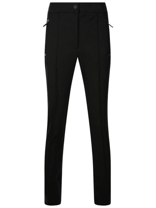 Grenoble Slim Fit Pants Black - MONCLER - BALAAN 1