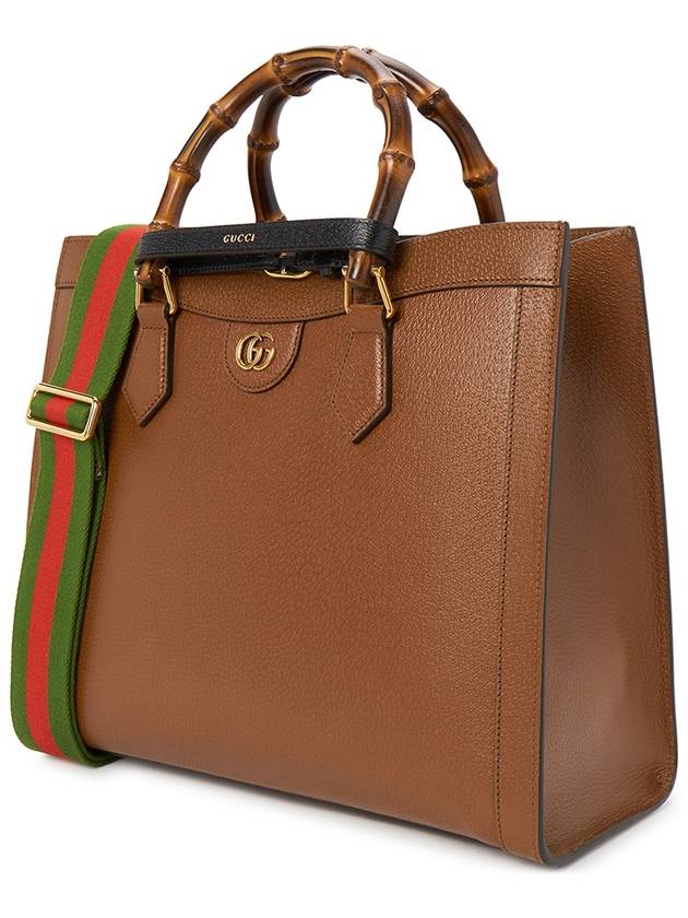 Diana Medium Tote Bag Brown - GUCCI - BALAAN 4