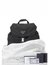 Nylon Triangle Logo Pocono Backpack Black - PRADA - BALAAN 7