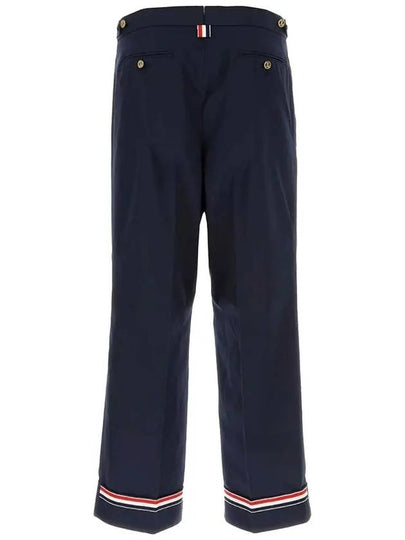 Typewriter Fit 5 Slacks Blue - THOM BROWNE - BALAAN 2