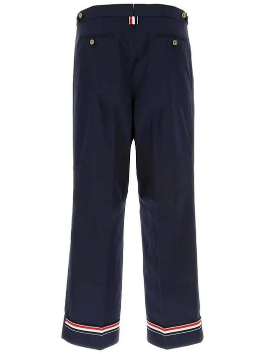 Typewriter Fit 5 Slacks Blue - THOM BROWNE - BALAAN 2