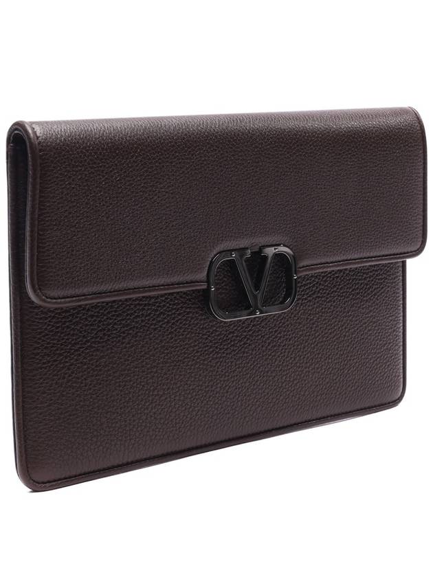 Men's V Logo Clutch Bag - VALENTINO - BALAAN 3