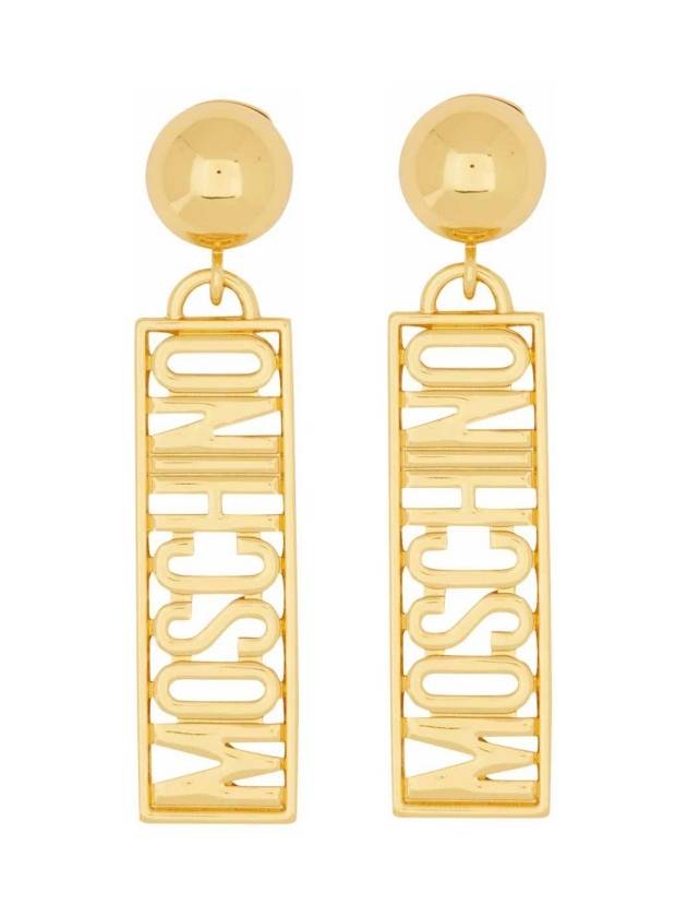 LOGO EARRINGS - MOSCHINO - BALAAN 1