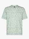 FF Cotton Short Sleeve T-Shirt Green - FENDI - BALAAN 2