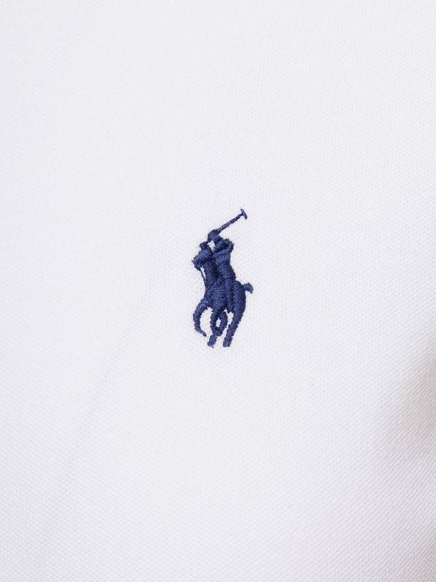 Women's Julie Embroidered Logo Short Sleeve Polo Shirt White - POLO RALPH LAUREN - BALAAN 4