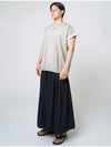 Garment Dying Short Sleeve T-shirt Light Grey - ATHPLATFORM - BALAAN 4