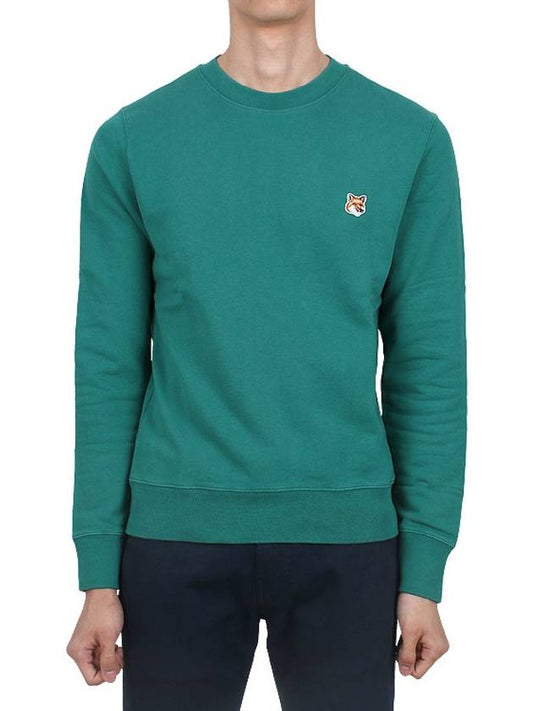 Fox Head Patch Regular Sweatshirt Green - MAISON KITSUNE - BALAAN 2