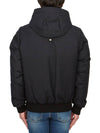 Ballistic Hooded Down Bomber Padding Navy - MOOSE KNUCKLES - BALAAN 5