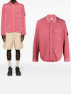 Chrome-R Pocket Over Long Sleeve Shirt Pink - CP COMPANY - BALAAN 2