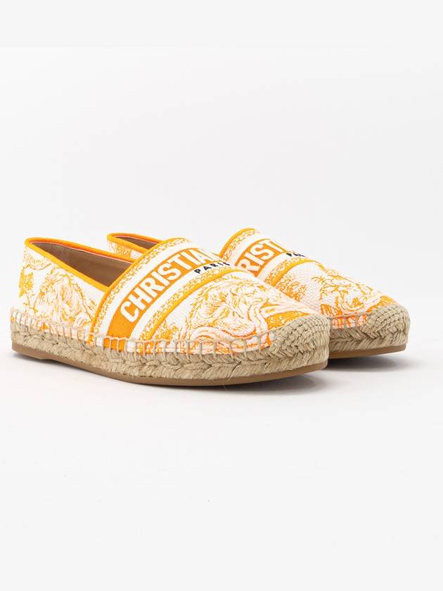 Women's Granville Espadrilles Orange - DIOR - BALAAN 5