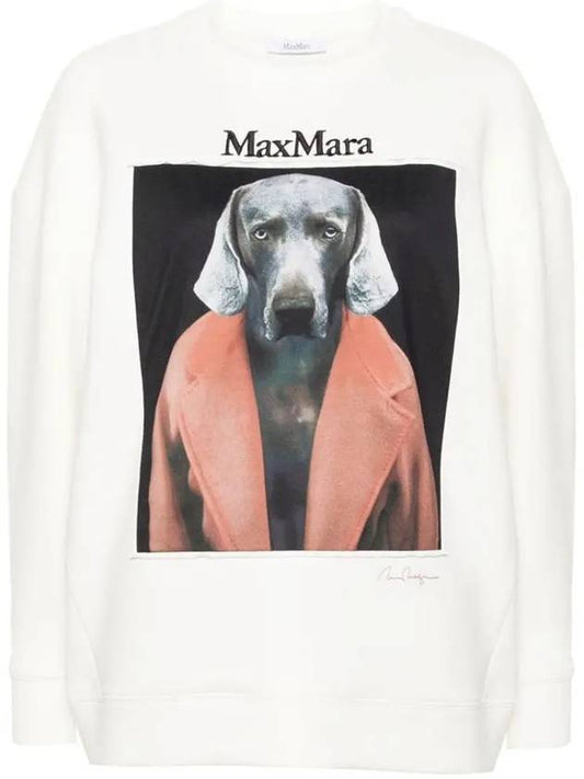 Max Mara logo embroidered crewneck sweatshirt 21926011600 002 - MAX MARA - BALAAN 2