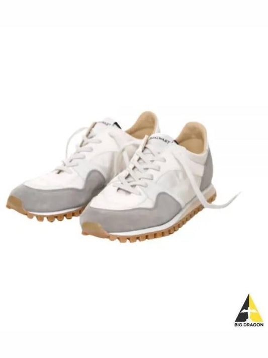 Men's Trail Leather Low Top Sneakers Light Grey - SPALWART - BALAAN 2