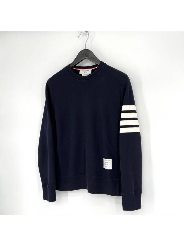 Diagonal armband sweatshirt navy size 2 - THOM BROWNE - BALAAN 3