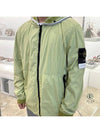 Wappen Patch Skin Touch Nylon Hooded Jacket  Green - STONE ISLAND - BALAAN 2