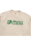 Logo Print Crew Neck Cotton Long Sleeve T-shirt Cream - SPORTY & RICH - BALAAN 4