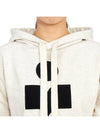 Mansell SW0001FA A1M07E 23EC Women's Hooded Long Sleeve Sweatshirt Oversized Fit - ISABEL MARANT - BALAAN 6