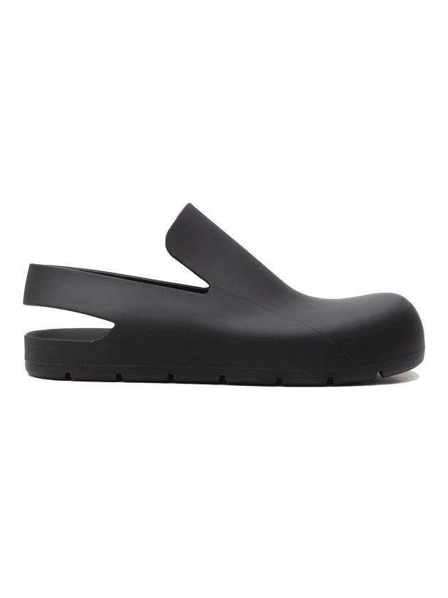 Puddle Clog Rubber Sandals Black - BOTTEGA VENETA - BALAAN 1