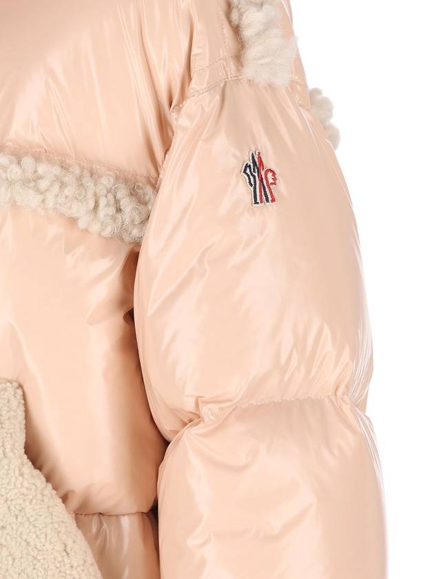 Grenoble Eibsee short down padding light pink - MONCLER - BALAAN 4