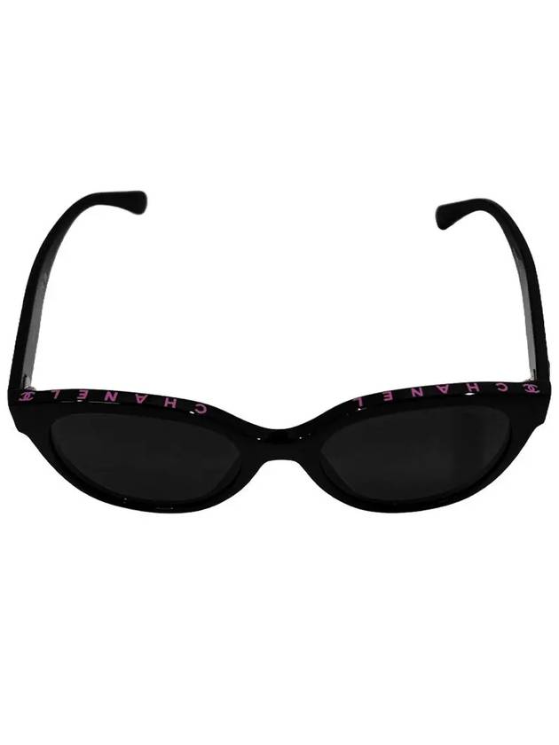 Eyewear Butterfly Acetate Sunglasses Black - CHANEL - BALAAN 4