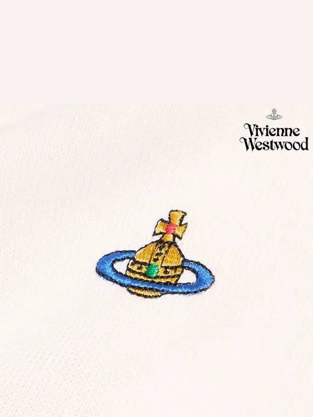 ORB Embroid Logo Knit Top Cream - VIVIENNE WESTWOOD - BALAAN 5