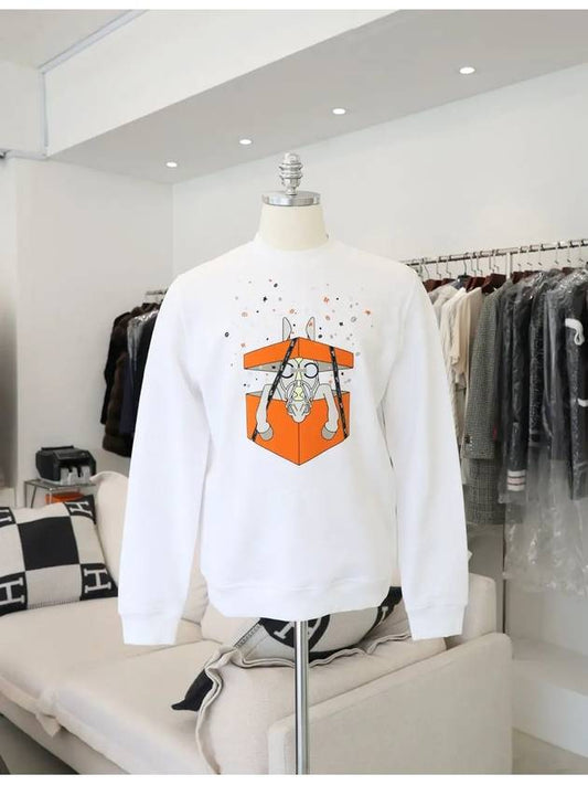 Surprise Box Crew Neck Sweater M H457820HA90 - HERMES - BALAAN 1