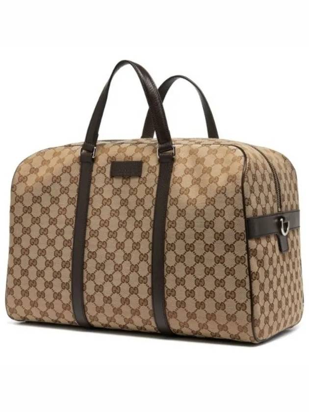 GG Supreme Canvas Boston Tote Bag Beige Ebony - GUCCI - BALAAN 3