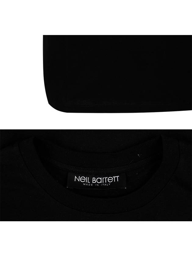 A Kind Of Red Short Sleeve T-Shirt Black - NEIL BARRETT - BALAAN 6