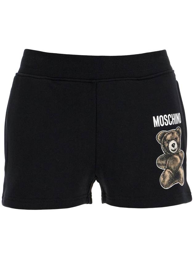 moschino teddy bear sports shorts - MOSCHINO - BALAAN 1