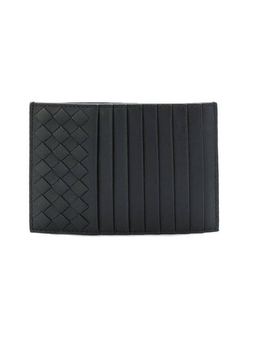 Intrecciato Card Wallet Black - BOTTEGA VENETA - BALAAN 1