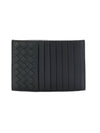 Intrecciato Card Wallet Black - BOTTEGA VENETA - BALAAN 1