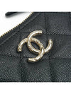 Season mini caviar pouch bag black gold - CHANEL - BALAAN 7