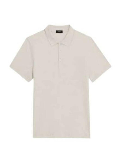 Bronn Cotton Short Sleeve Polo Shirt Beige - THEORY - BALAAN 2