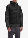 Shell R Blend Goggle Detail Hooded Jacket Black - CP COMPANY - BALAAN 4