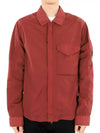 Chrome-R Zip-Up Over Long Sleeve Shirt Red - CP COMPANY - BALAAN 1