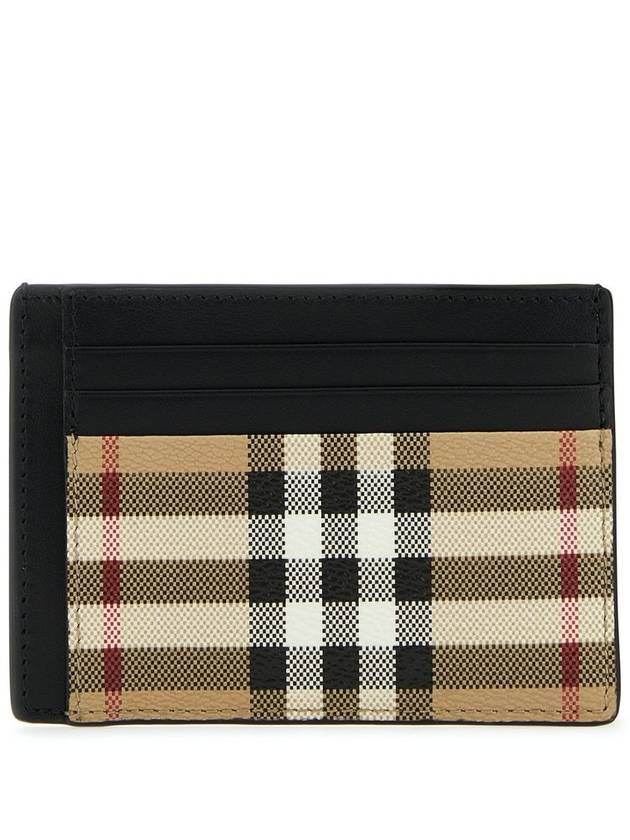 Vintage Check Money Clip Card Wallet Beige - BURBERRY - BALAAN 2