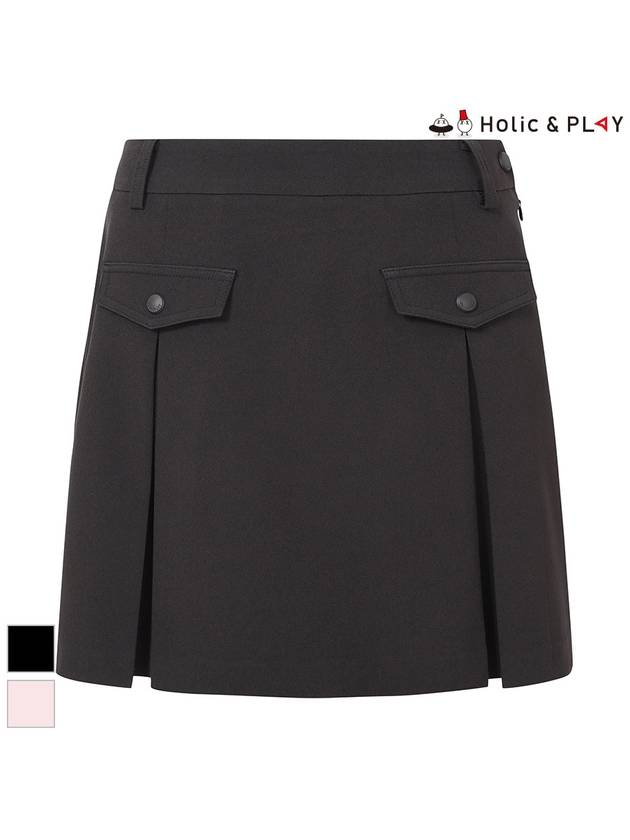 Fake Pocket Deformed Pleats CulottesHE1WCU001 - HOLIC&PLAY - BALAAN 2