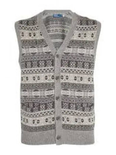 Fair Isle Cotton Blend Sweater Vest Gray 1236915 - POLO RALPH LAUREN - BALAAN 1