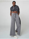 Wide Slit Track Pants Melange Grey - ATHPLATFORM - BALAAN 7