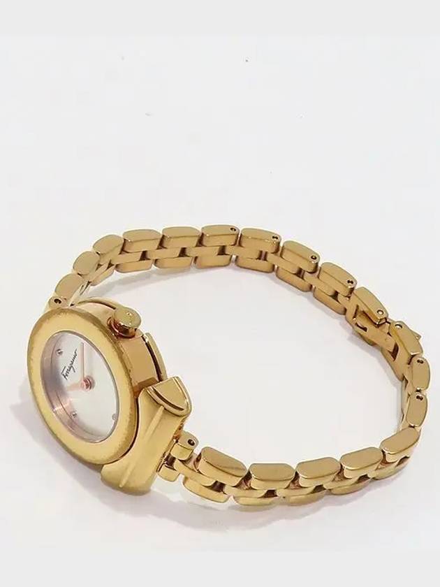 Ferragamo FBF04 0016 Gold Plated Gancini Quartz Steel Women s Watch - SALVATORE FERRAGAMO - BALAAN 2