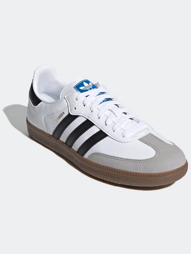 Men's Samba Vegan Low Top Sneakers White - ADIDAS - BALAAN 4