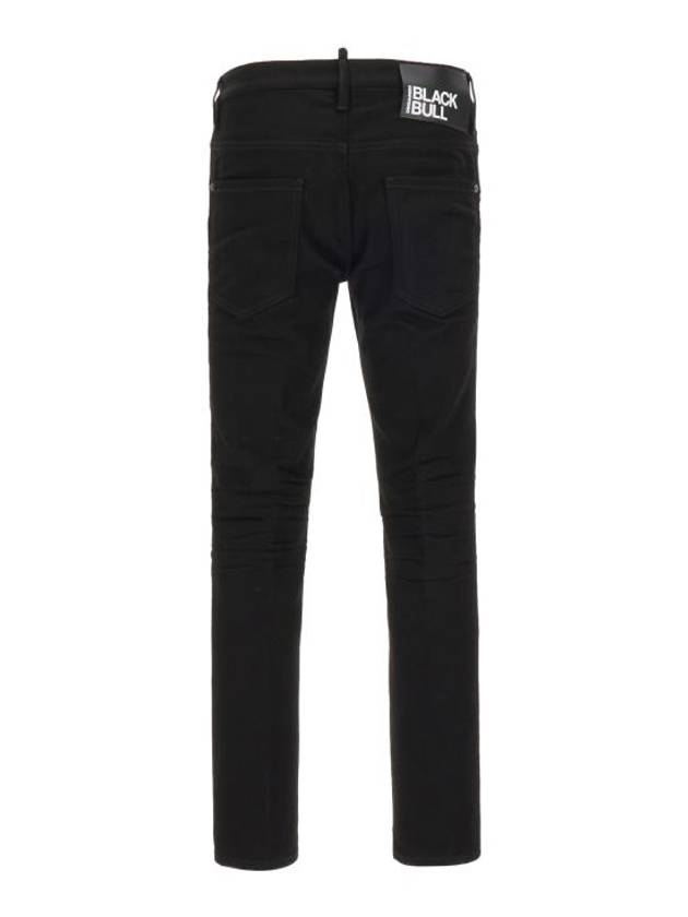 Skater Slim Cut Jeans Black - DSQUARED2 - BALAAN 3