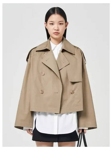 Crop trench coat beige domestic product GM0023121371607 - JUUN.J - BALAAN 1